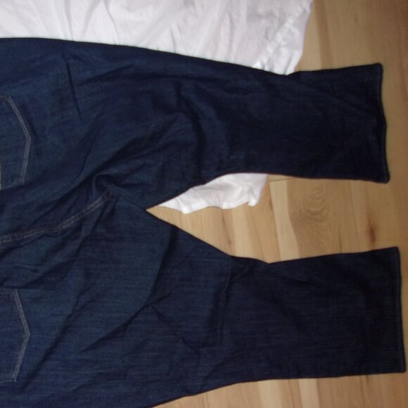 Levis size 38 x 30 plus sized stretch blue jean denim pants womens - Picture 6 of 6